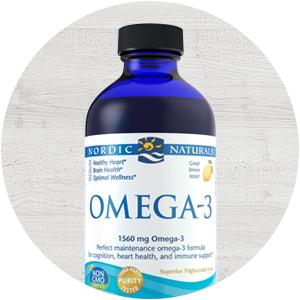 Nordic Naturals Omega 3 Liquid | 1560 Mg Omega 3 Fatty Acid | Sardine Fish Oil Syrup With EPA & DHA Supplement For Heart, Brain Health & Immune Support | Fish Oil Lemon Flavour 16 Floz 473 ml