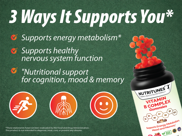 Vitamin B Complex Gummies - 60 Gummies