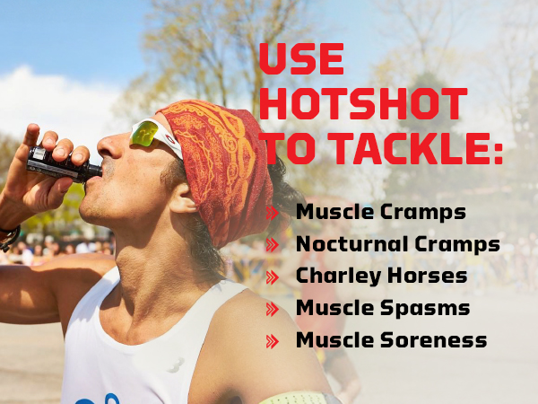 HOTSHOT 1.7 Fl Oz Pack of 6 - Spicy Mango Muscle Cramp Relief Drink
