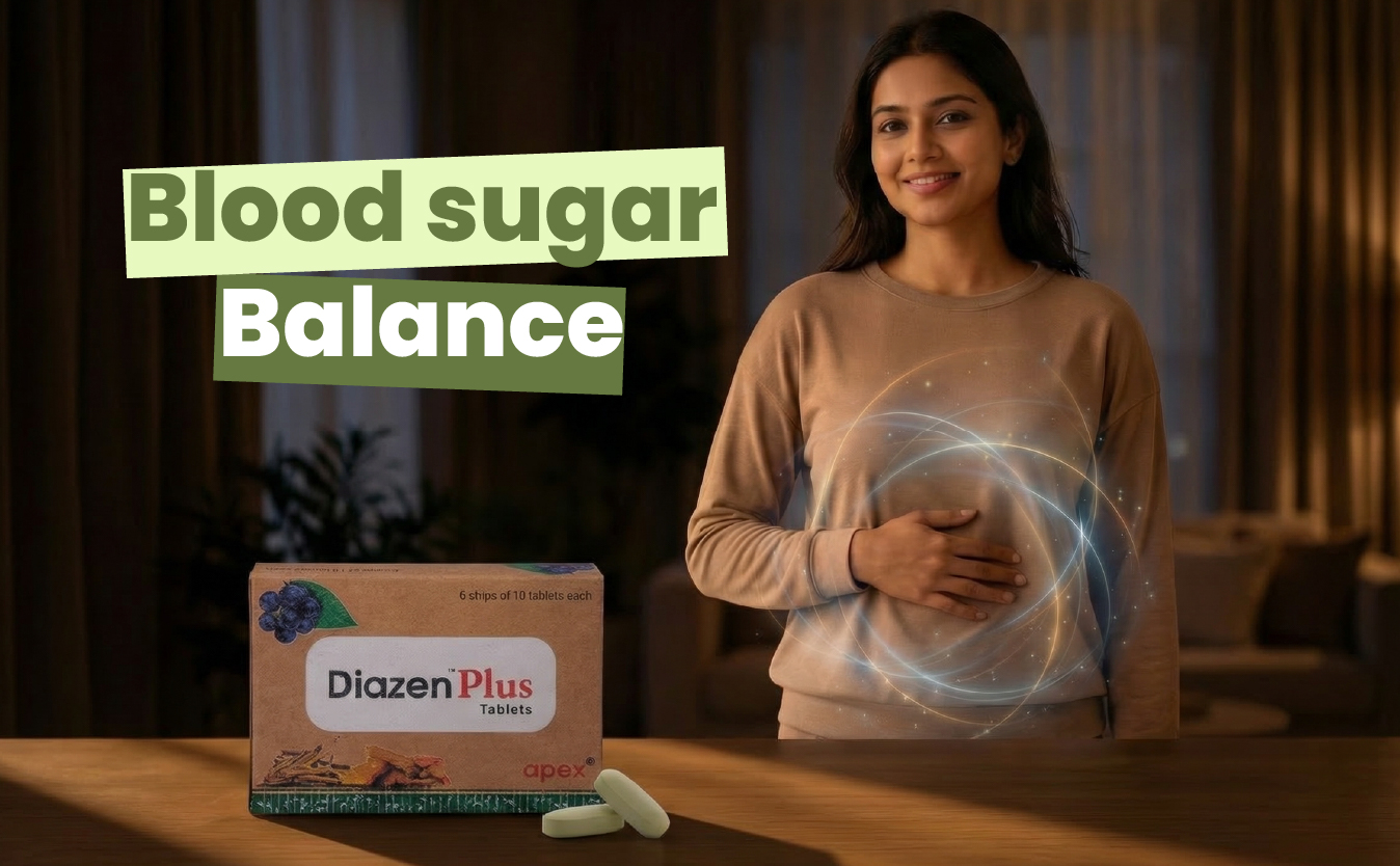 Green Milk Diazen Plus Tablets | Ayurvedic Blood Sugar Support | Helps Maintain Healthy Glucose, Metabolism & Energy Balance | With Vijaysar, Gudmar, Saptarangi & Ashwagandha | 6×10 Tablets