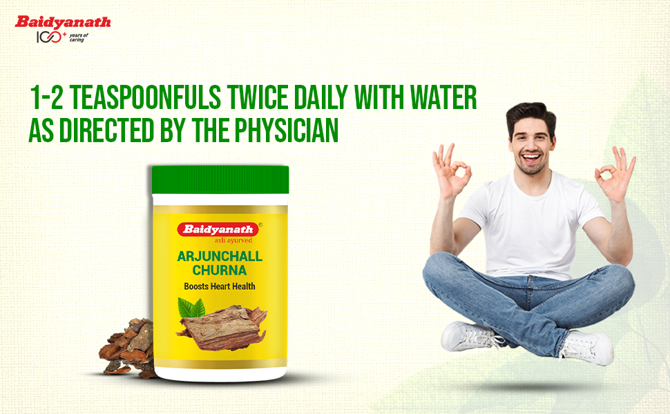 Baidyanath Arjunchall Churna - 100 g (Pack of 3)