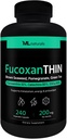 ML Naturals FucoxanthIN 240 蔬菜卡普尔. 每服十毫克,支持代谢剂和抗氧化剂,NSF-验证和CGMP-Compliant
