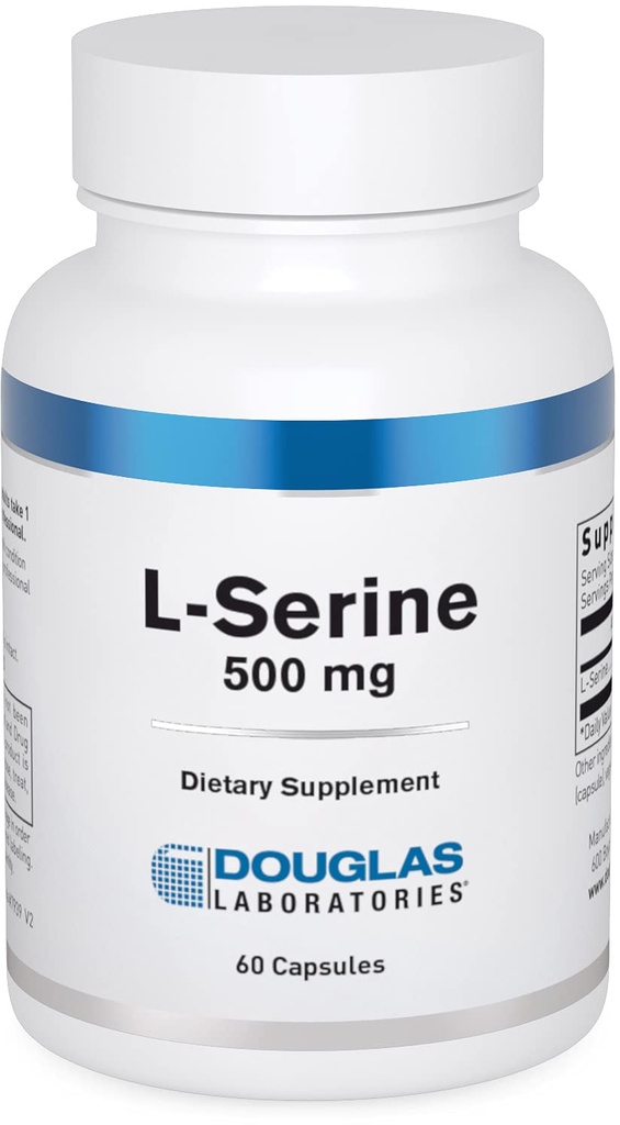 道格拉斯实验室 L-Serine → 氨基酸补充剂,用于心脏和脑健康及肌肉建筑 * → 60 Capsules