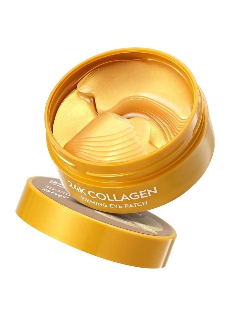 Snp 11,900mg collagen + 24K 黄金固结眼补丁 + 24K 皱纹在眼补丁下 + 紧身和水合 – 给所有皮肤 + 给深色圈的眼补丁 + 韩国皮肤保健眼罩 + 60 补丁
