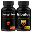 NutraChamps L-Arginine Capsules和Tribulus Capsules 2 包装包