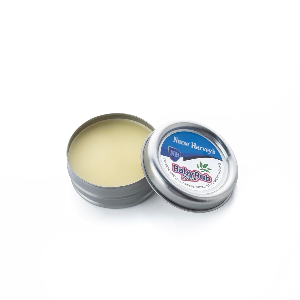 NURSE HARVEY的BABY RUB BALM (Purely Natural Baby Chest Rub, 3个月+, Soothes coughs & Stuffy Noses) 0.7Fl Oz(英语:Purely Natural Baby Chest Rub, 3个月+, Soothes Coughs & Stuffy Noss) 互联网档案馆的存檔,存档日期2007-12-20.