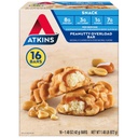 Atkins Snack Bar,花生超载,8g蛋白质,7g纤维,3g Net Carbs, Keto Frienders, 16 Counter