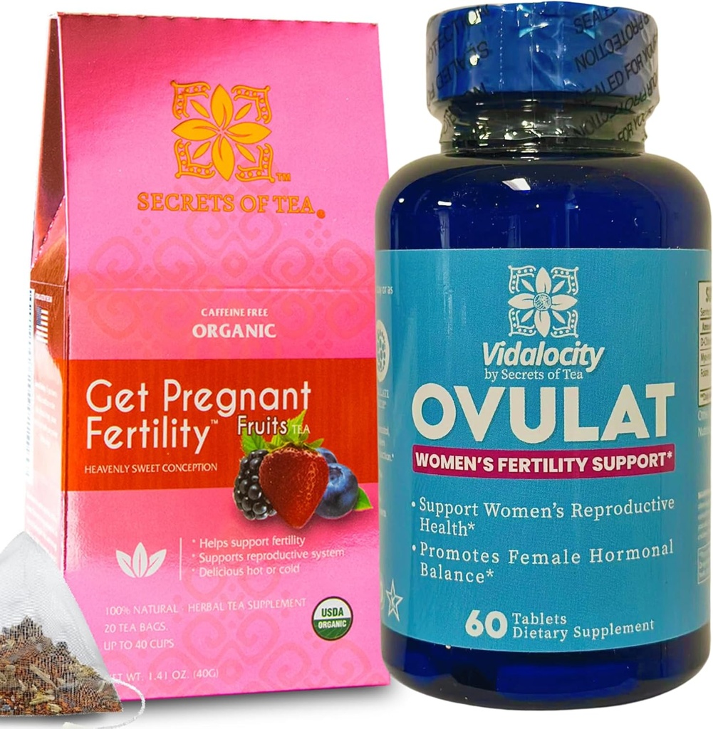茶叶生育率包的秘密 -- -- 妇女的生育率茶叶和生育率补充、产前用胰岛素维生素、维特克斯和福拉特帮助支持妇女的荷尔蒙平衡