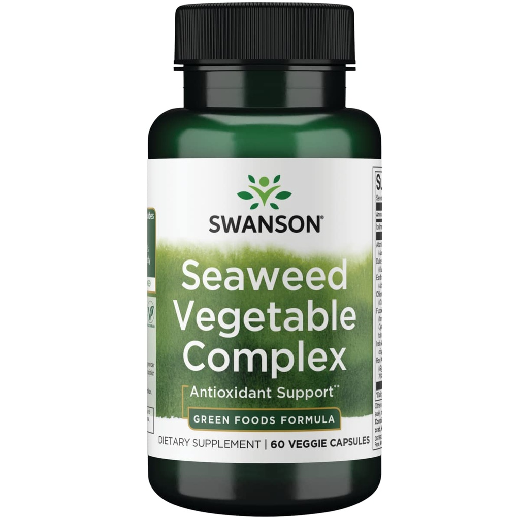 Swanson GRN 海藻植物 CMPLX 60VEG 氯化石蜡