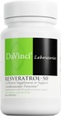 DAVINCI Labs Resveratrol-50 - 帮助支持免疫系统,骨质健康和心脏健康 Resveratrol* - 格鲁滕无菌和蔬菜 - 60 Capsules