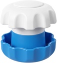 EZY DOSE Pill Crusher, Vitamins, Tablets Crusher and Grinder, 无力 crushes medications into fine Powder, 地物存储比较, 持久,易用设计, 蓝, 大, BPA Free