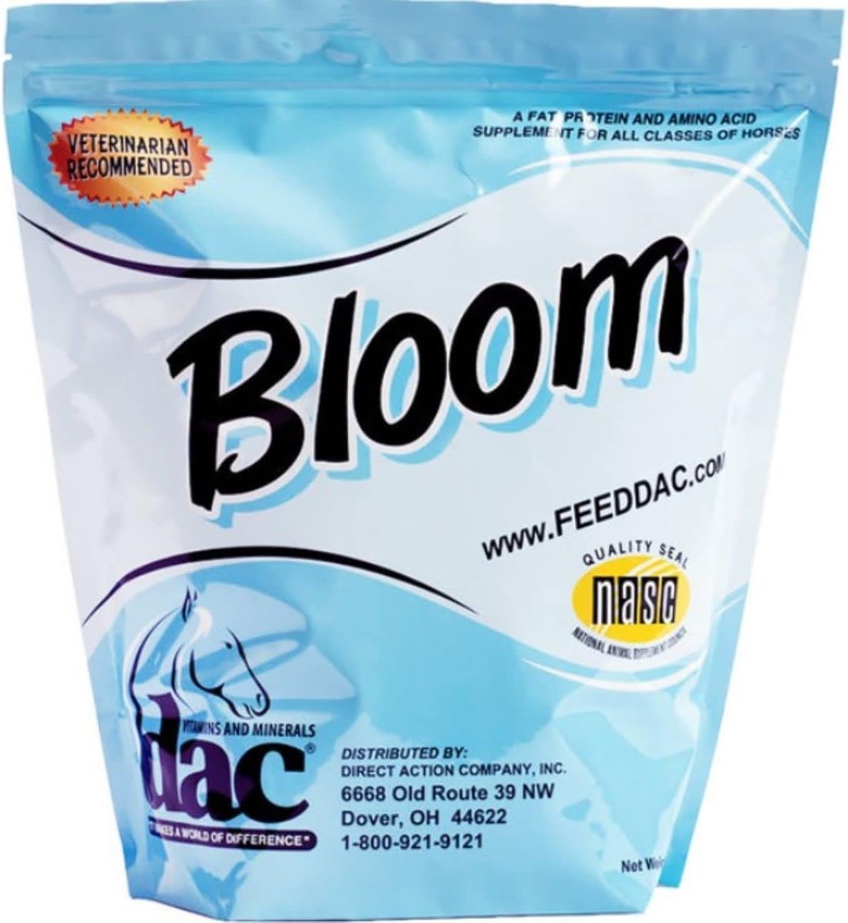 DAC Bloom 5 lb 马重增益 卡罗里 Hoof 皮革肥胖增益