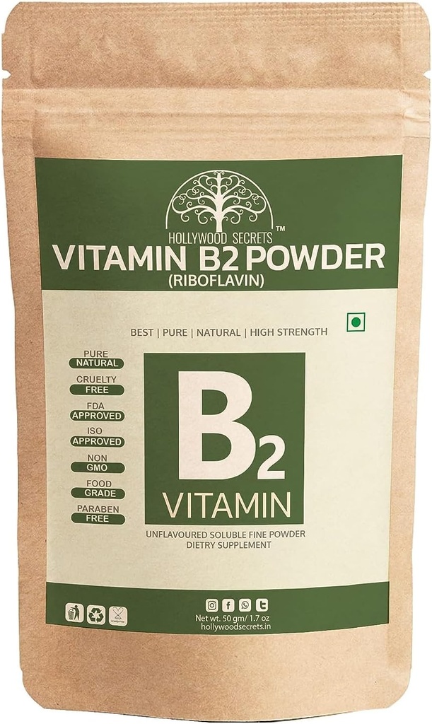 Nutranix BHM 维生素B2 Riboflavin 粉末 50gm