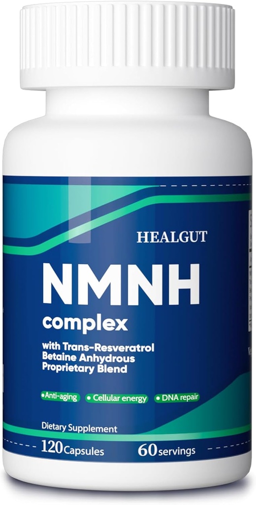 NMN 老年妇女补充方案:NMNH Liposomal(二氢亚硝基苯单核苷酸),具有支持NAD+和抗衰老的Trans-Resveratrol & Betaine Anhydrous