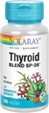 SOLARAY 甲状腺素Blend SP-26 → Herbal Blend w/Cell 盐营养剂帮助支持健康甲状腺功能 → Non-GMO, Vegan → 100 Serv → 100 Veg Caps