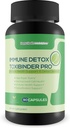 Immune Detox Toxibinder Pro - Detox & Immune 支持补充 - 帮助排毒剂 - 天然排毒剂 - 清洁 - Psyllium,维生素C,姜,锌,丹德利翁根 - 全身排毒剂 Immune Boost 支持