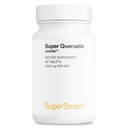 Supersmart - Super Quercetin 1000 mg/日 (Patented QU995) - 高纯度 Quercetin 补充 - 天然生物氟化物 | Non-GMO & Gluten Free - 60 片