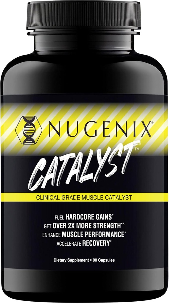 Nugenix催化剂 - 增强肌肉构建器和肌肉恢复器,列车硬化器,提高性能 - 90个卡普尔