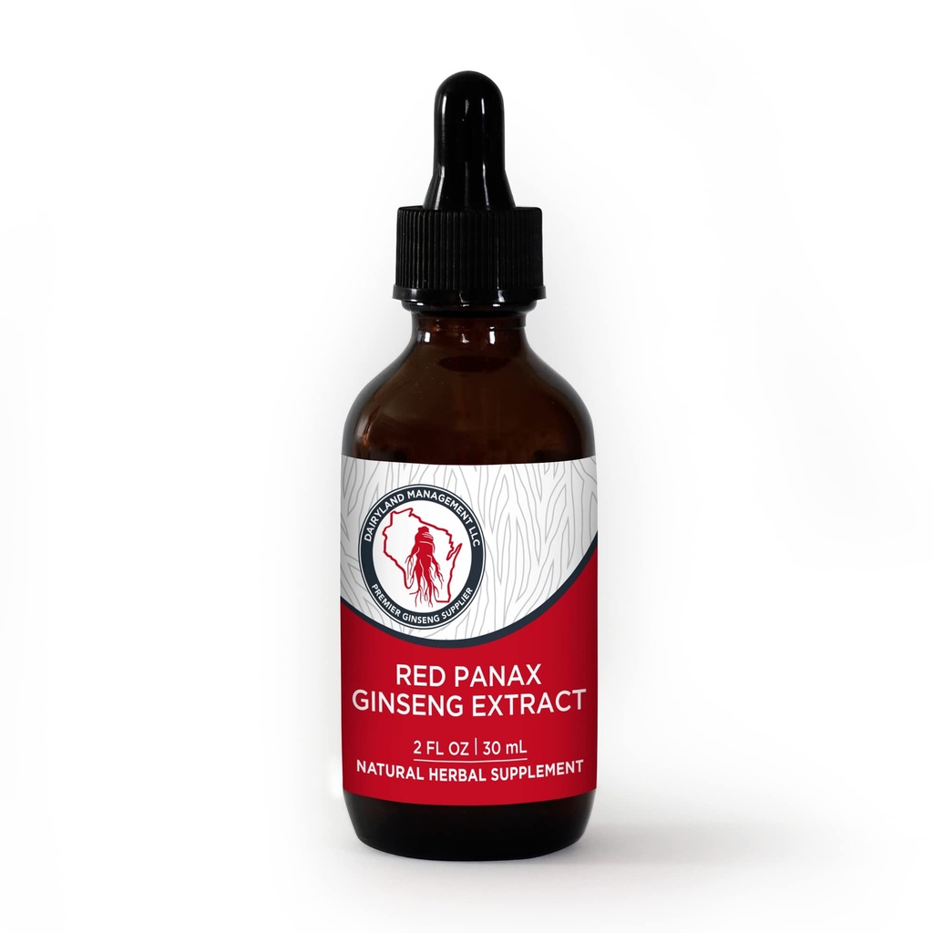 乳园红金森摘录2 FL oz - 红色Panax Ginseng 用于免疫支持的摘录 - 认证韩国红金森 - 非GMO,Gluten Free Ginseng Liquid - Ginseng Herb 供日常使用的补充