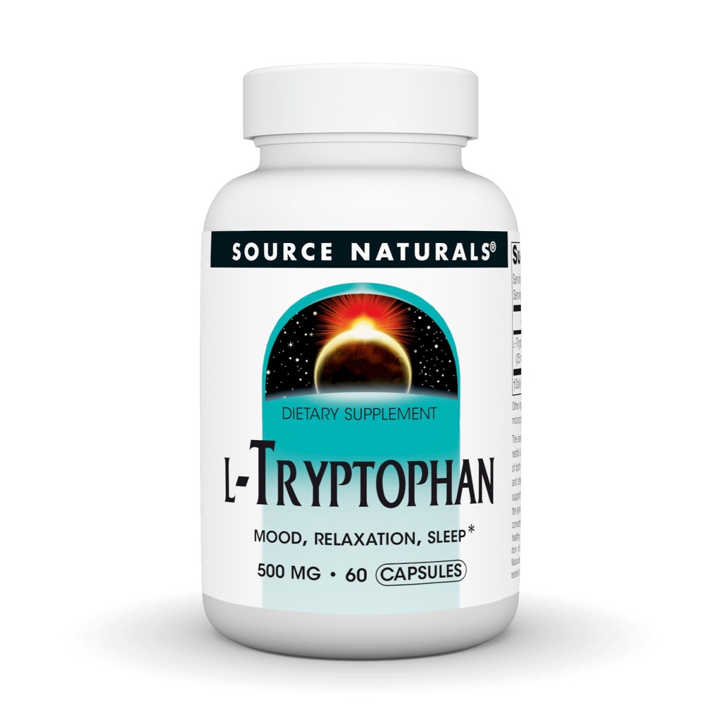 资料来源:Naturals L-Tryptophan,为Mood、Relaxation和Sleep *,500毫克-60卡普勒