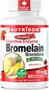 (原始内容存档于2019-09-26) (英语). Nutridom Bromelain Digestive Enzyme Pineapple Suppers, 2400 GDU, 500mg, Non-GMO, Vegan, Free of Gluten, Soy & Dairy (60 Counter) (英语).