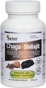 Sayan Siberian Chaga蘑菇提取器与 Shilajit 90 Capsules/420mg ea. – Immune and Digestion System Support – Fulvic Acid Supplement – Energy & Clarity – 独家混合 – 没有填充器
