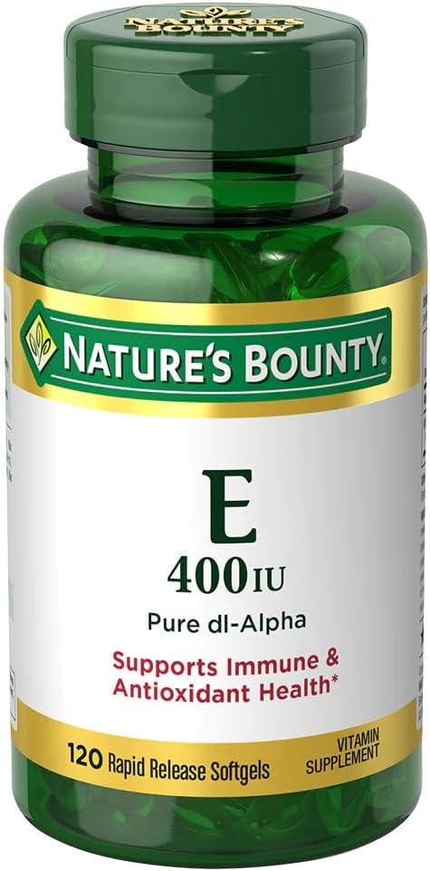 自然之恩 E-400 IU Pure dI-Alpha Softgels, 120 计数器