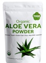 有机Aloe Vera 粉末,用于冷却面部和头发面具的Aloe Barbadensis,天然摩擦剂,8 oz/223 Gram的ONE Resealbale包