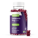 Viteey Melatonin Gummys 10 mg - 成人睡眠 Gummys 额外力量 Melatonin - Vegan, GMO Free, Gluten Free - 60 Counter