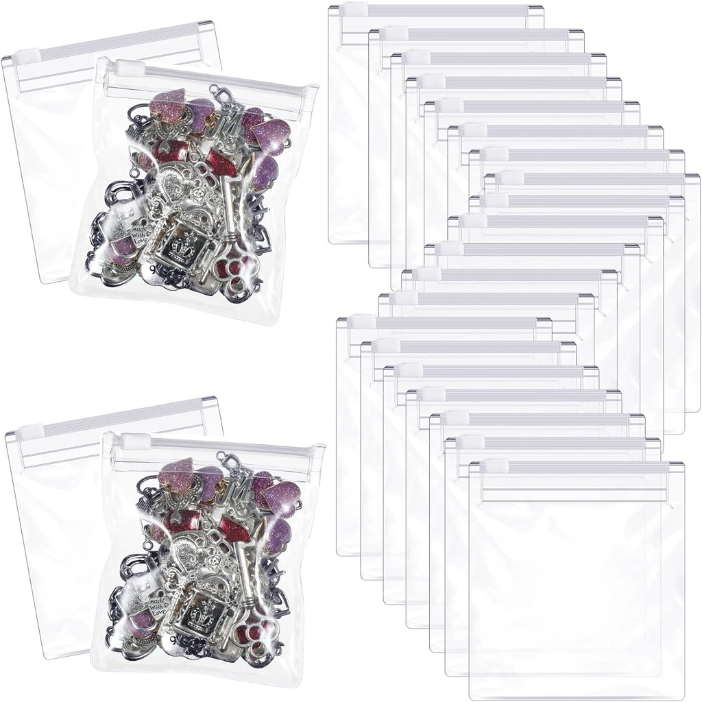 Pill Pouch Bags Zippered Pill Pouch 重用 Pill Baggies 清空塑胶 Pall Bagies 自封旅行药品组织者 配有滑锁的Cod Liver Oil, Pills and Small Projects(36片)