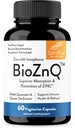 Sandhu's Zinc Supplement with Ionophores| Quercetin & Green Tea Excert for Super Absociation and High Potency| 800mg 蔬菜卡普苏莱60 Counter (Pack of 1)| immune 对男女的支持