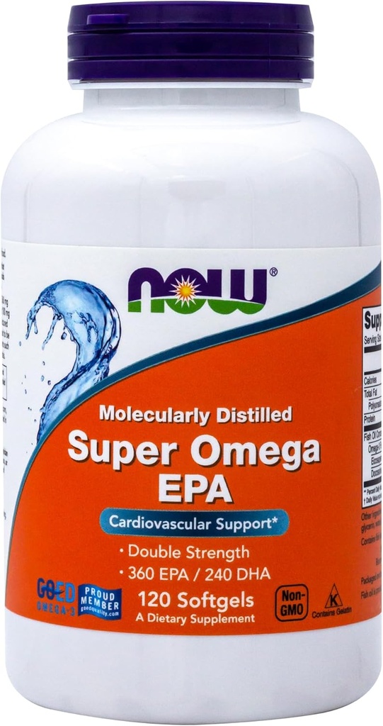 现在食品超级Omega EPA - 120软胶