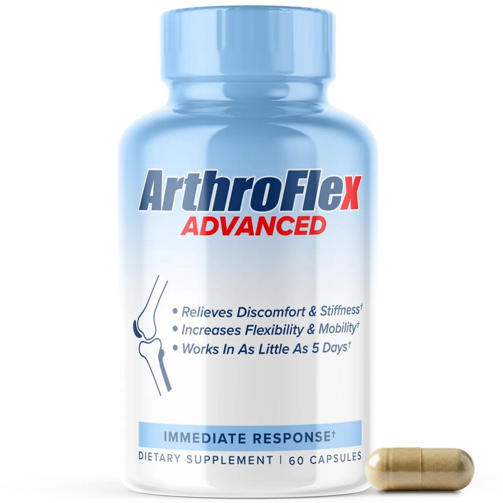 MAXLIFE NATURALS ArthroFlex 高级联合保健补编-60 Capsules - 妇女和男子的重要联合补编,第二类凝胶卡蒂略奇补编,美国保健补编