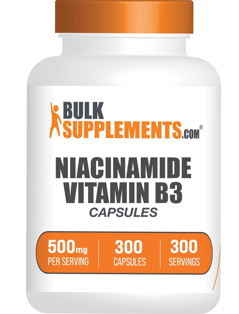 bulk Supposes.com Niacinamide Capsules - Niacinamide Capsules - 维生素B3 Supplement, Niacinamide 500mg - Gluten Free, 1 Capsule per service, 300 Capsules (Pack of 1) 互联网档案馆的存檔,存档日期2013-12-22.