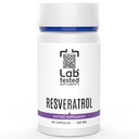 Trans-Resveratrol - 60 500mg Capsules - 第三党COA提供每批# - 纯粹Resveratrol - 无填充器