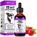 15 in 1 Dog Multivitamin, All-in-One Multiliquid Multivitamin for Dogs, Dog Vitamins and supplication with Digestive, 豁免,过敏皮肤和煤炭支持, Hip & Joint, All Ages, Breeds 2 oz 配音: 15 in 1 Dog multivitamin for Dogs, Dog Vitamin and Supplementive, 豁免, Alligy Skin & Coat Supports, Hip & Joint, All Ages, Breeds 2 oz