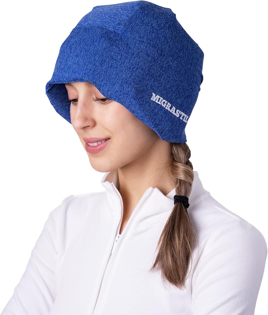 Migrastil Migrafreeze Deluxe Headache & Migraine Hat. Soft, Flect Cooling Gel Cap for Men & Men & Women. (原始内容存档于2018-09-29). Migrasstil Migrafreeze Deluxe Headche & Migraine Hat. Soft, Flective Cooling Gel Cap for Men & Women. 装有Zippered存储袋的Form Fitting冰块包和头包包,舒适,无垫设计.