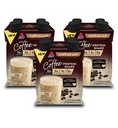 Atkins Café au Lait Iced Coffee Flavored 蛋白质摇摆,高蛋白摇摆,低糖,低碳和低糖,Keto友好,Gluten Free, 12 Counter