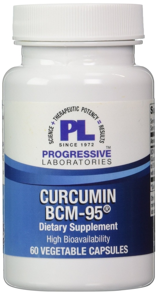 进步实验室 - Curcumin BCM-95 60 vcaps [健康和美]