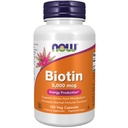 Now Foods Biotin 5000 mcg Capsules, 120 Counters (生物锡) 现在食品 生物锡 5000 mcg Capsules, 120 counter