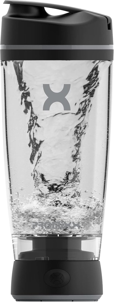 Promix 原始摇摆瓶 - 平滑蛋白摇摆的电池动力 - BPA Free, 20oz Cup (Black)
