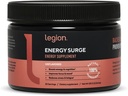 LEGION 能源补充剂 - 不受欢迎的能源饮料粉 - 配有陶林和维生素B复合物的咖啡因粉 - 健康能源饮料天然甜化能源粉(120g)