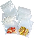 100 Packs Pill Bags 6 mil Sturdy 3x2.75 inch Pill Pouches BPA Free Seal Waterproof Handy Reusable Pill Bags for Travel Small Plastic Bags for Pill Organizer, Jewelry and Small Craft Pieces