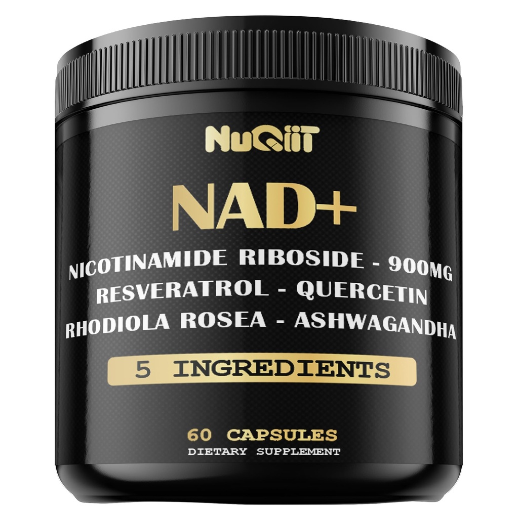 NAD+ 数字化 与尼科蒂纳米德·里博赛德(Nicotinamide Riboside),Resveratrol,Quercetin,Turmeric,Rhodiola Rosea - 60 Counter(英语:Rhodiola Rosea)一起进行补充.