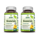 草药秘诀 Bromelain 500 Mg 120 平板电脑 补充 \\ \ \ 包2\ \ \ \ \ NO-GMO \ Gluten Free \ \ =