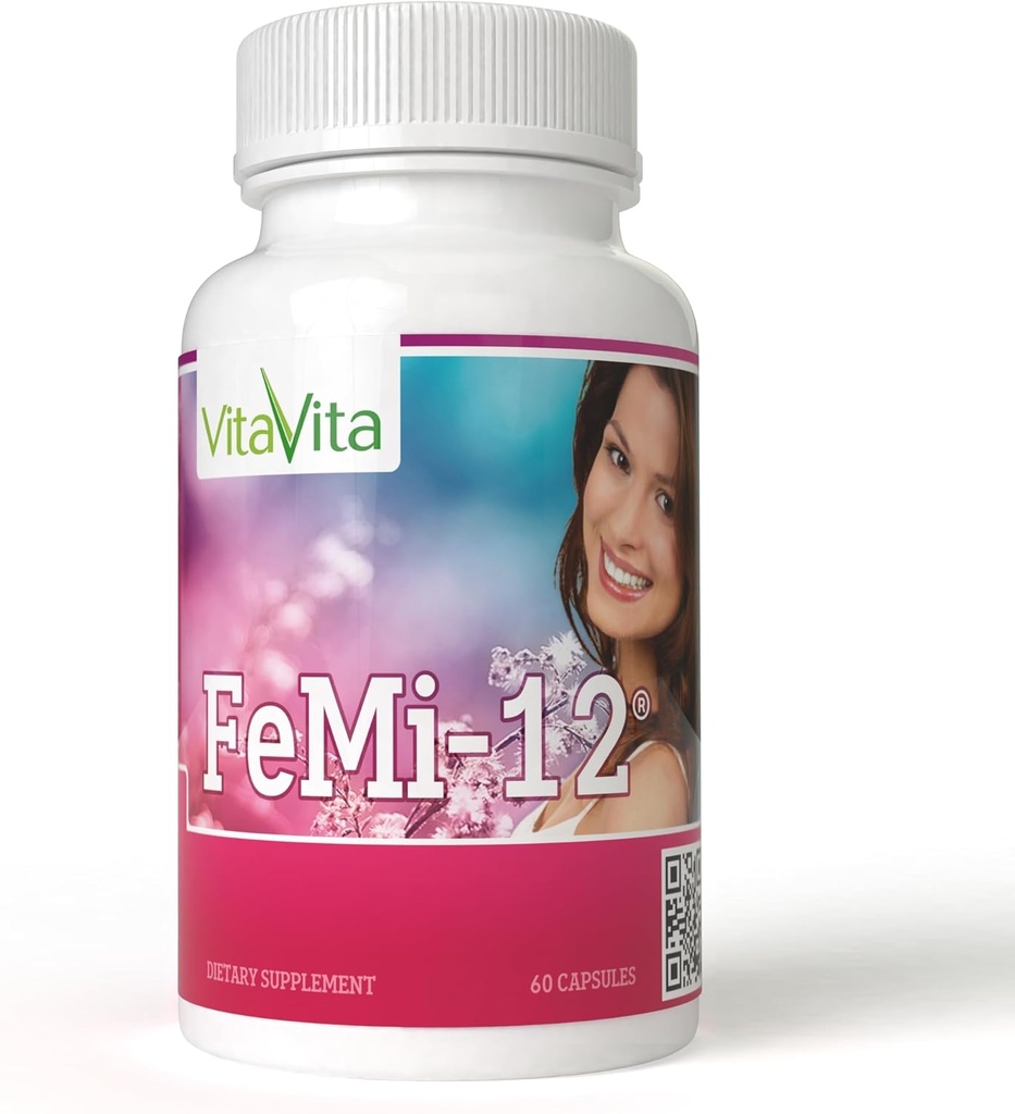 Femi-12,帮助缓解妇女月度不适和支持正常月度(60 Capsules)