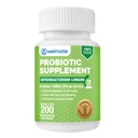 WELMATE Bifidobacterium - Probiotic 补充 - 支持古特健康 - 免疫支持 - 消化酶 - Gluten Free - Vegan - 男子和女子 Probiotic - 价值大小 - 200个计数