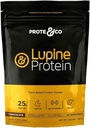 蛋白质&Co Lupin蛋白 - 24g of Vegan Plant 基于蛋白粉. 非转基因生物、无添加糖、无乳糖、无胶、无豆。