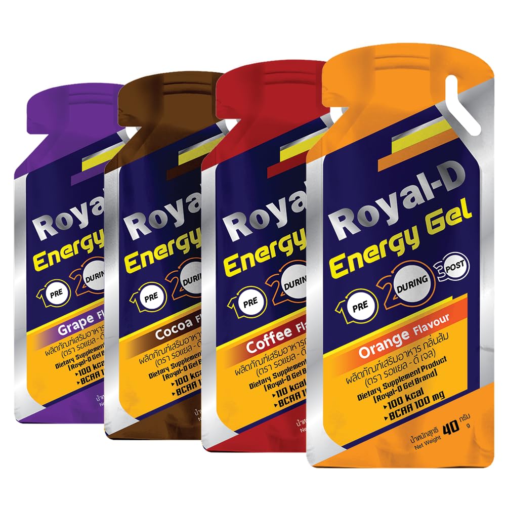 Royal-D Energy Gels for Running - Energy Gels, Running Gels, Sports Gels for Runners, Energy Gel for Cycling, Energy Gel for Running - Assspected Flavors (1.4 Oz Packet, 5 Each - 20 Counts) 互联网档案馆的存檔,存档日期2013-03-04.