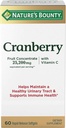 自然丰厚的Cranberry饮食补充,支持尿道切除和免疫健康,软胶,25,200Mg,60Ct